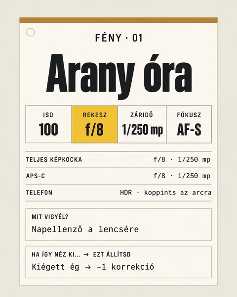Fény, arany óra